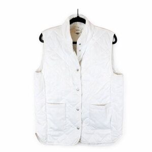 Daily Sports White Quilted Vest